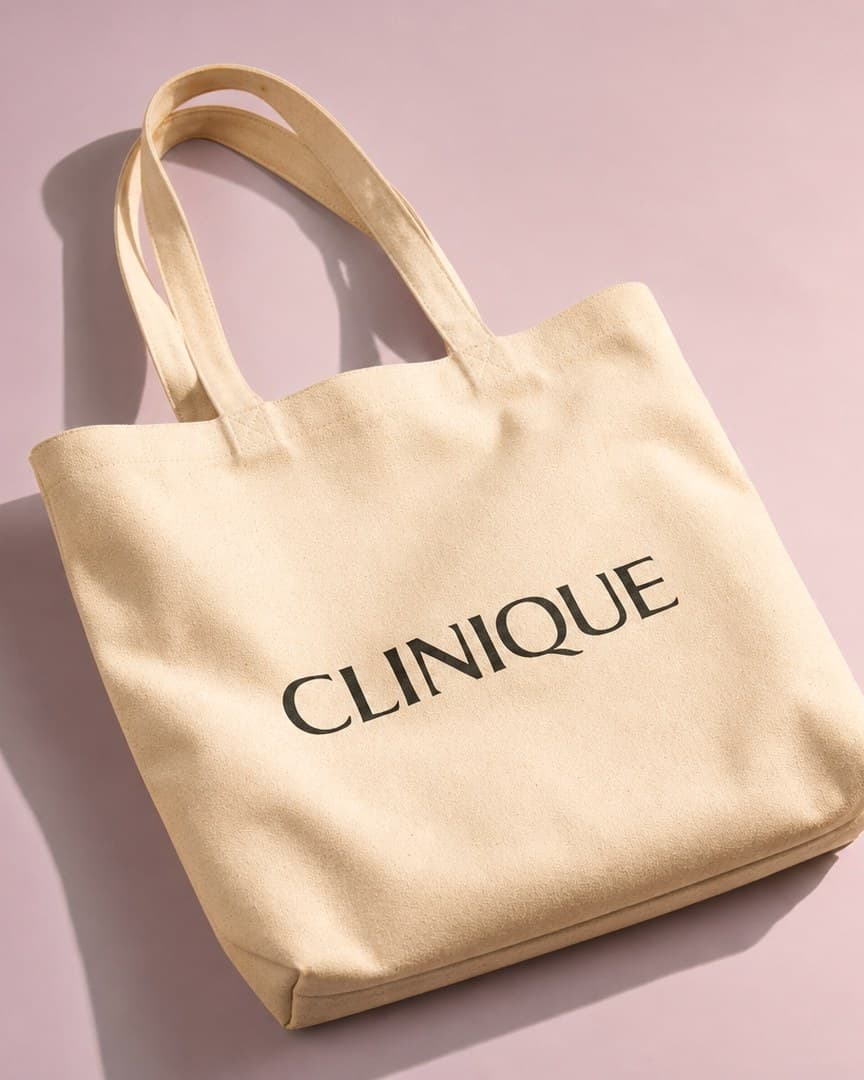 Clinique — Branded canvas tote bag