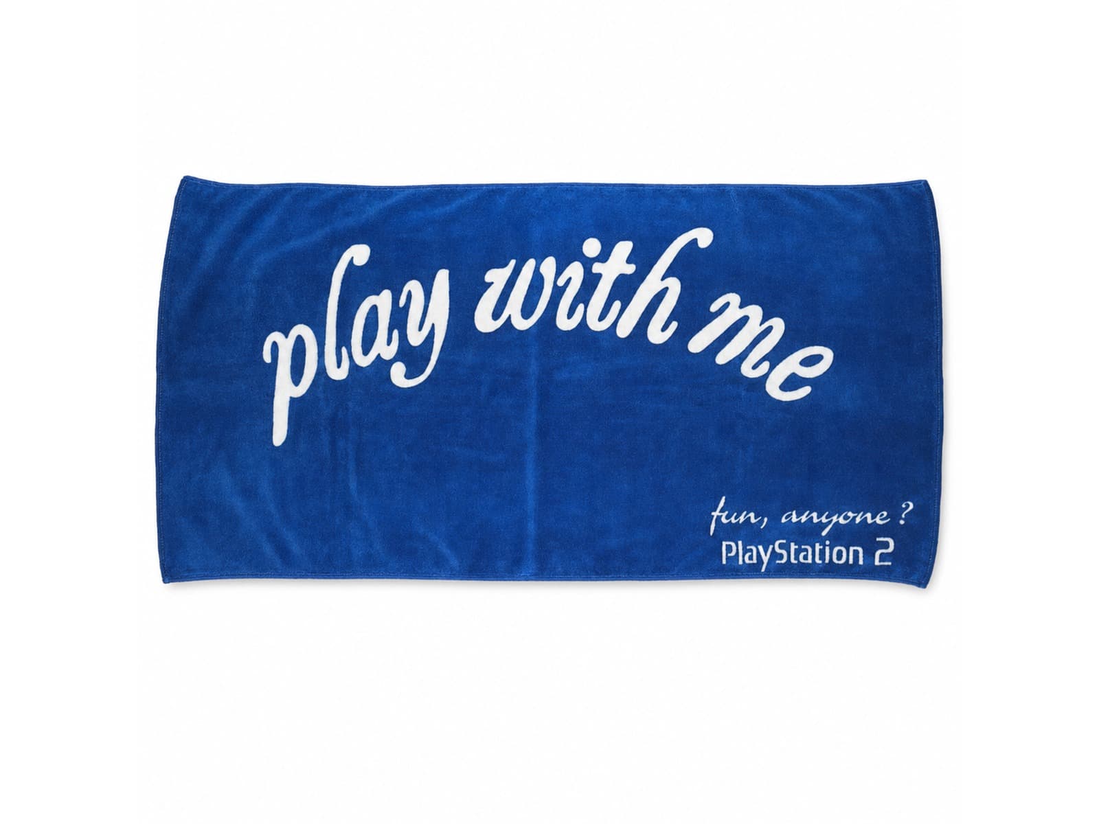 Sony branded beach towels — family of summer-launch colourways, designed and made by Sense2 for Sony.
