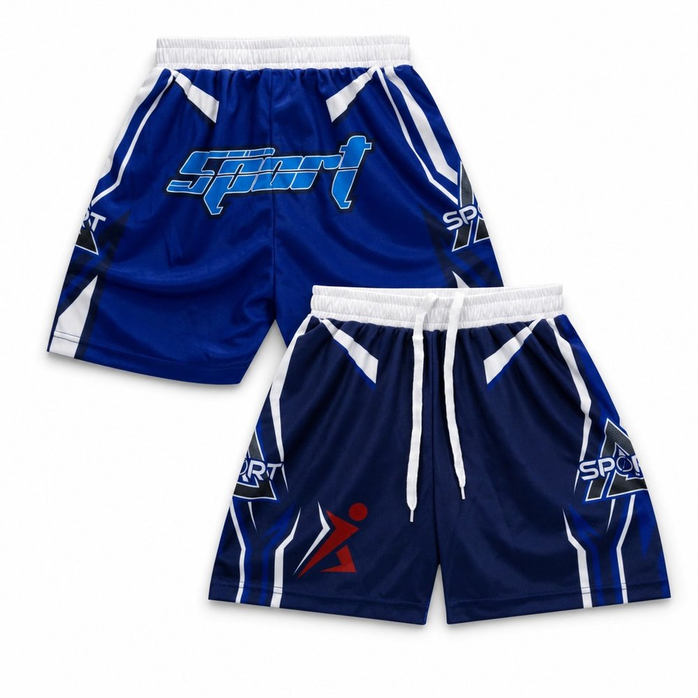 ユース用メッシュスポーツショーツ – フル昇華プリント