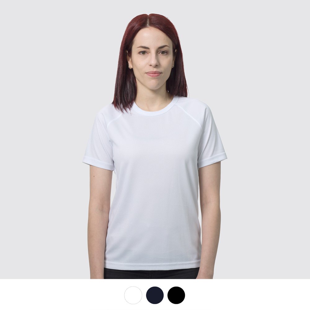 Agility レディース メッシュ パフォーマンス Tシャツ