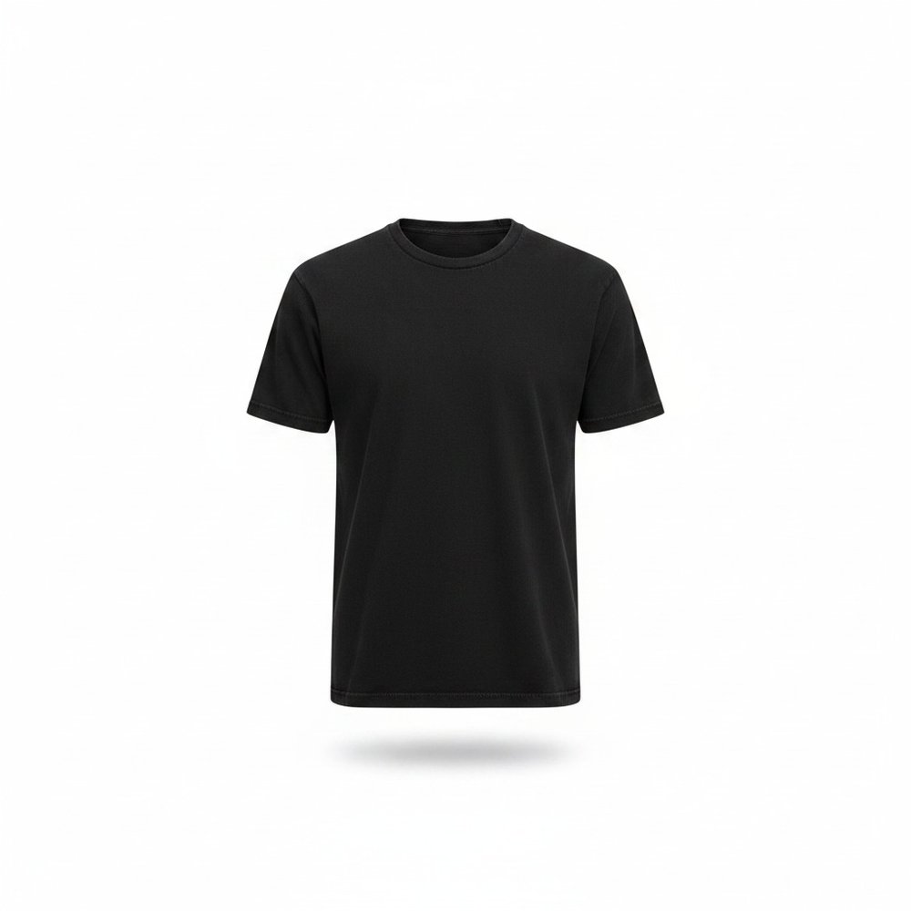 アシッドウォッシュ コットン ユニセックス Tシャツ