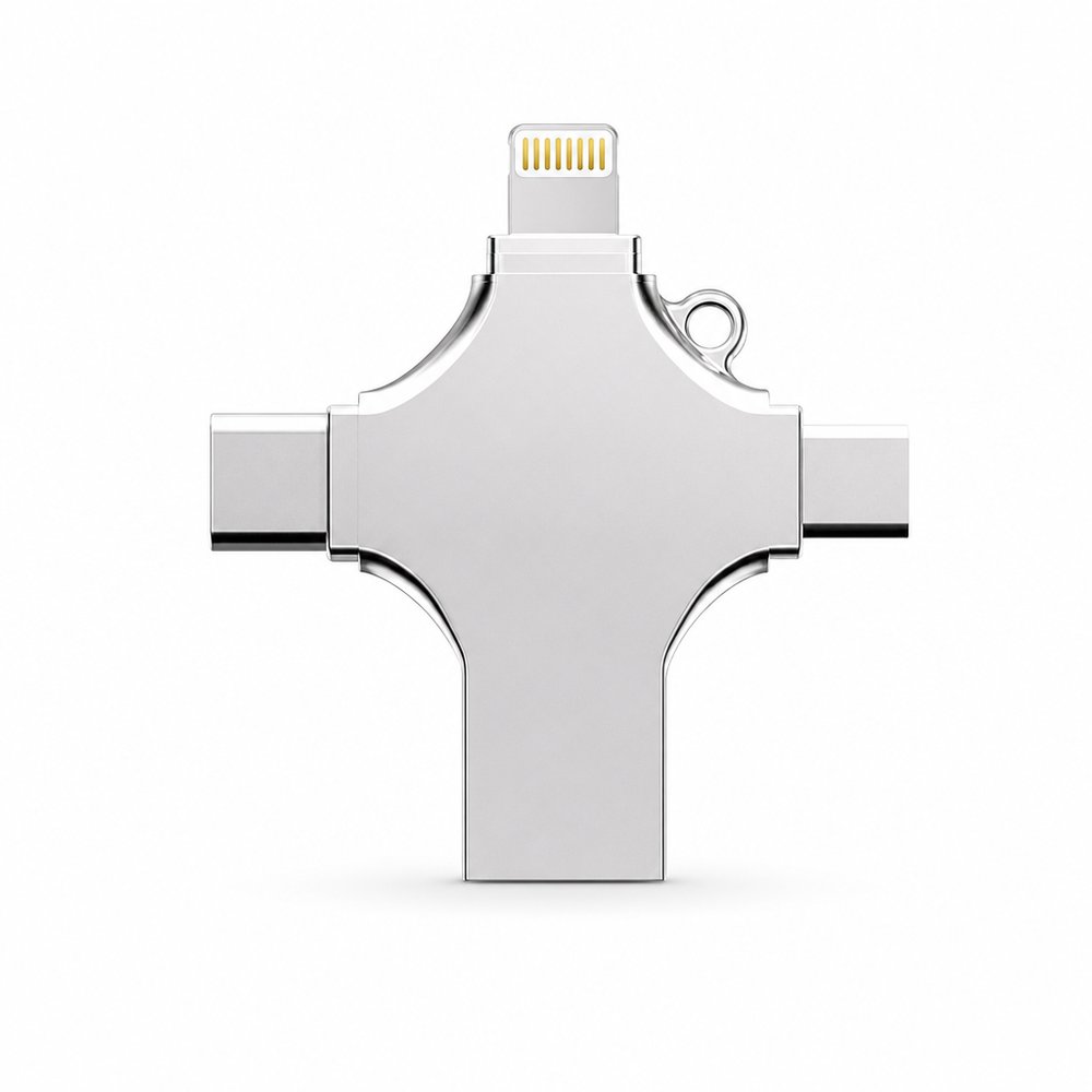 LinkDrive 16GB マルチコネクター スチールフラッシュドライブ
