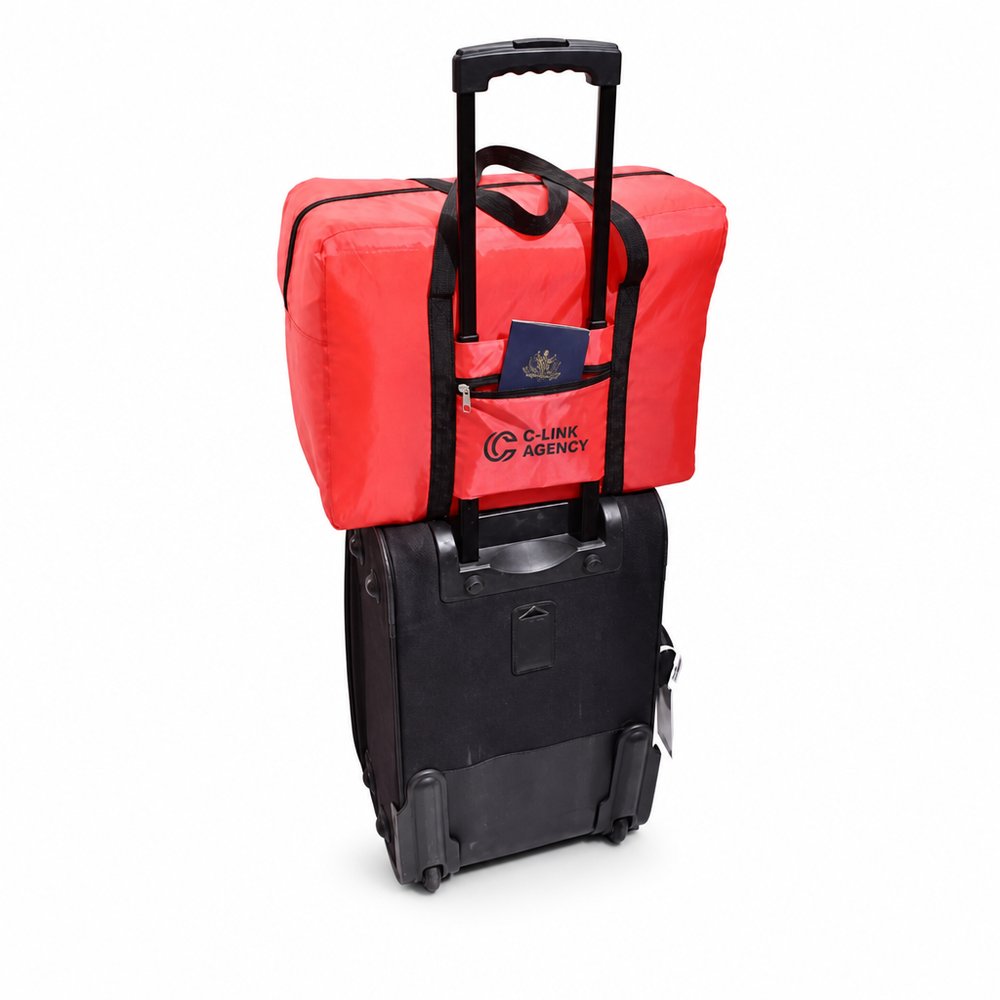 Stowaway パッカブル トラベルダッフルバッグ ポーチ付き