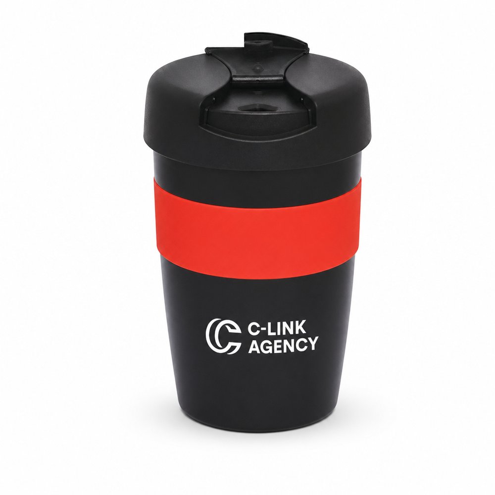 再利用可能なステンレススチール製ダブルウォールカップ(320ml)