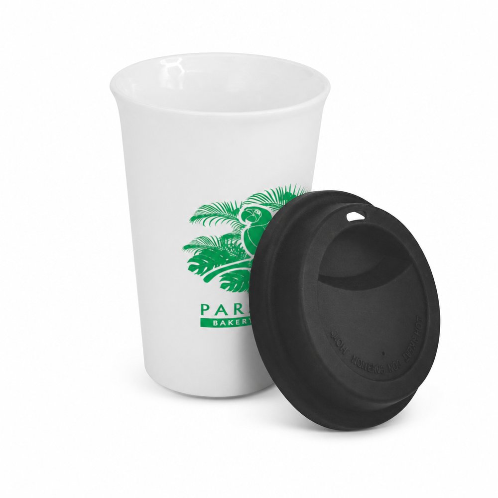ダブルウォールセラミックコーヒーカップ(300ml)