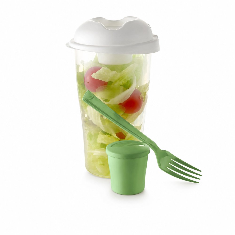 ランチサラダシェーカーカップフォーク付き(900ml)