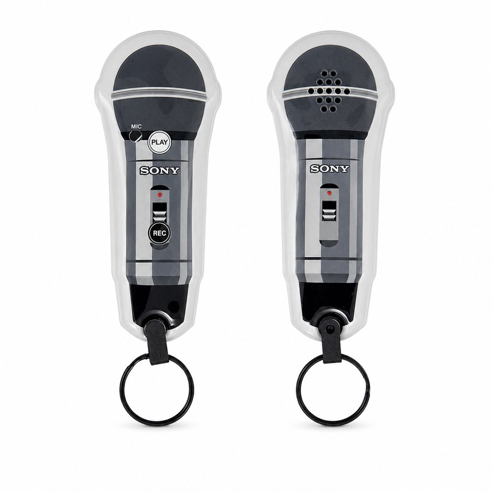 Custom Sound Recording Keyring with 10-Second Audio