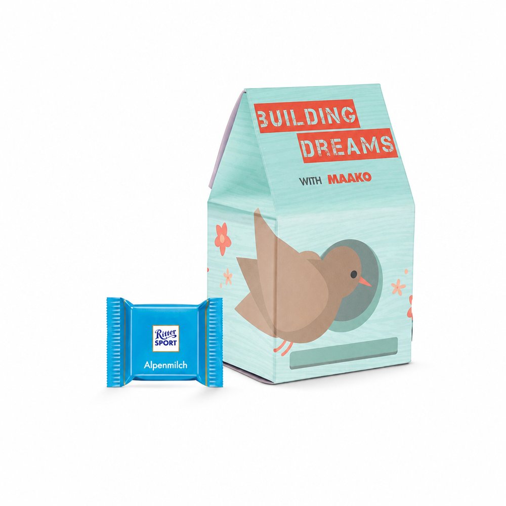 オリジナル 30g Ritter Sport チョコレートバイツ エコボックス