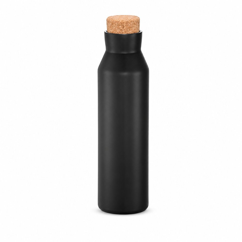 コルクルックふた付き銅製真空ボトル(590 ml)