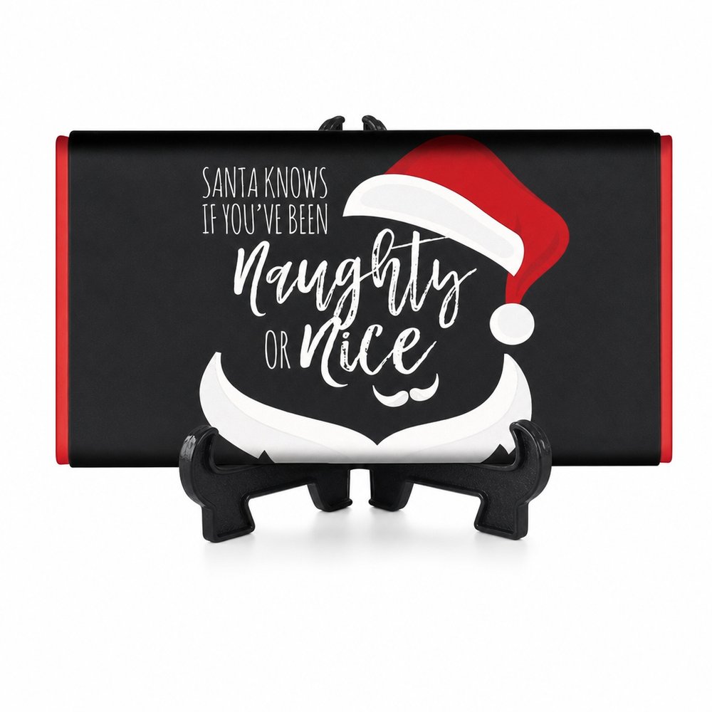 名入れ クリスマス チョコレートバー 48g (Naughty or Nice)