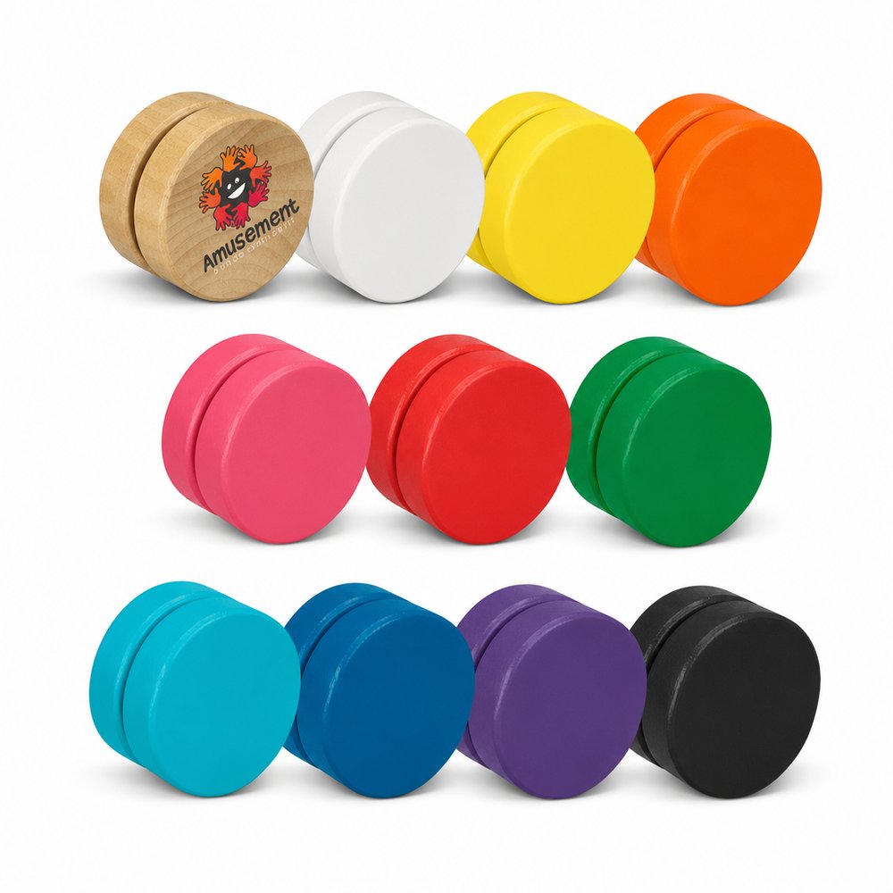 Custom Wooden Yoyo — Branded Promotional Toy