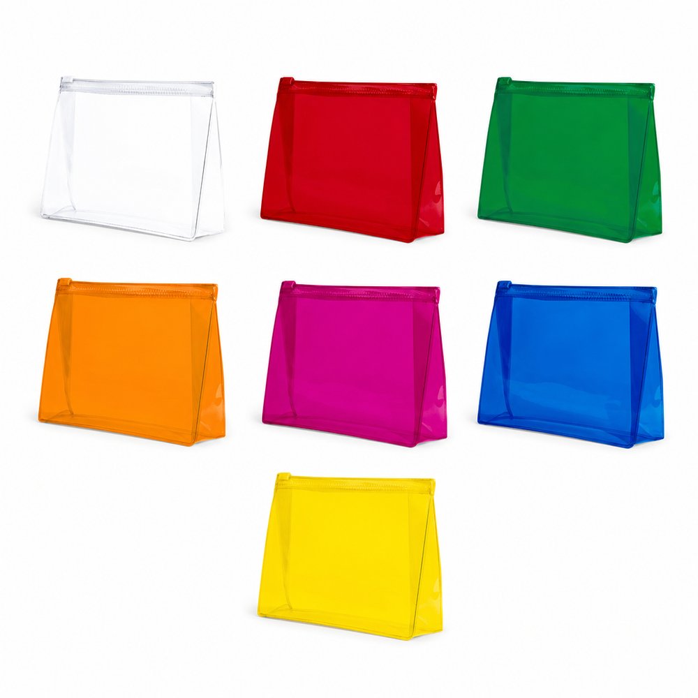 Translucent PVC Beauty Bag — Branded Cosmetic Pouch