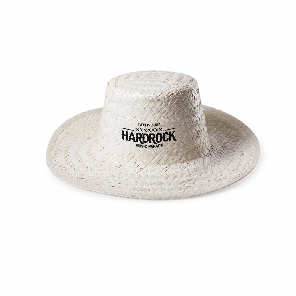 Branded Straw Hats — Custom Festival & Beach Headwear