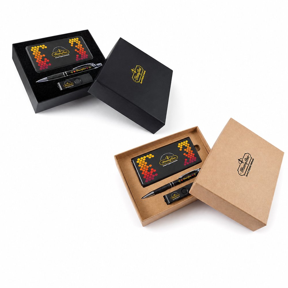エグゼクティブ・テック・トリオ モバイルバッテリー・USB・ペンセット