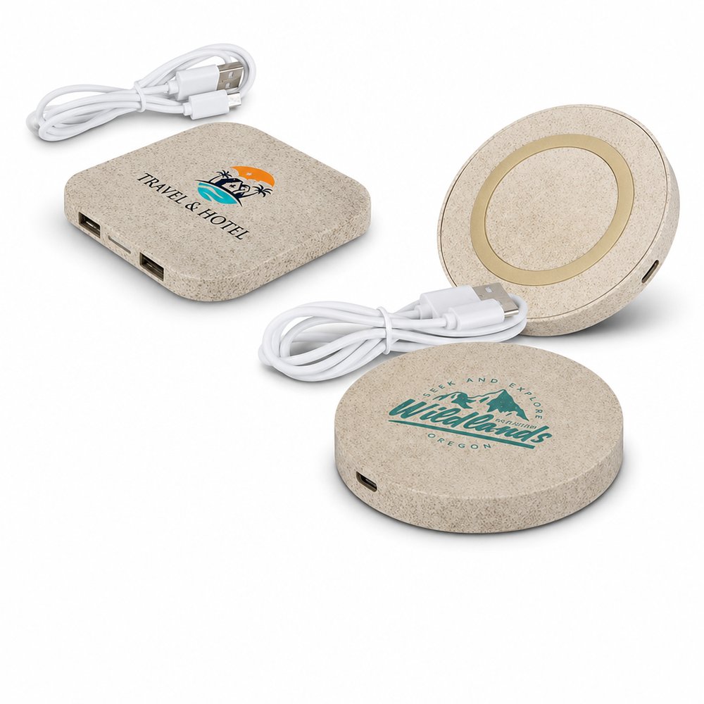 EcoCharge ウィートストロー ワイヤレス充電パッド 5W
