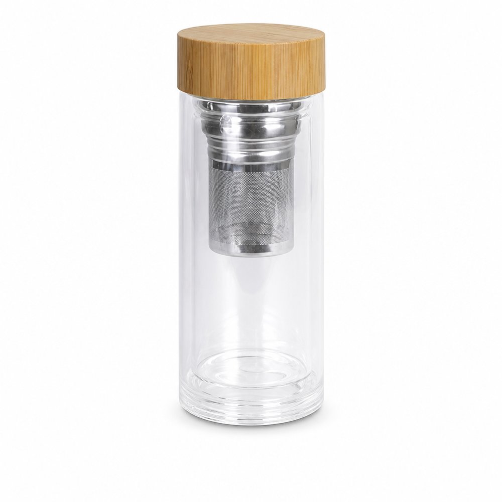 二重壁ホウケイ酸ガラス注入器ボトル(360ml)