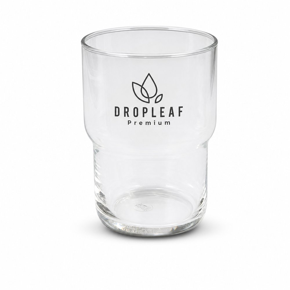 Branded Glass Tumblers 460ml — Stackable Hiball