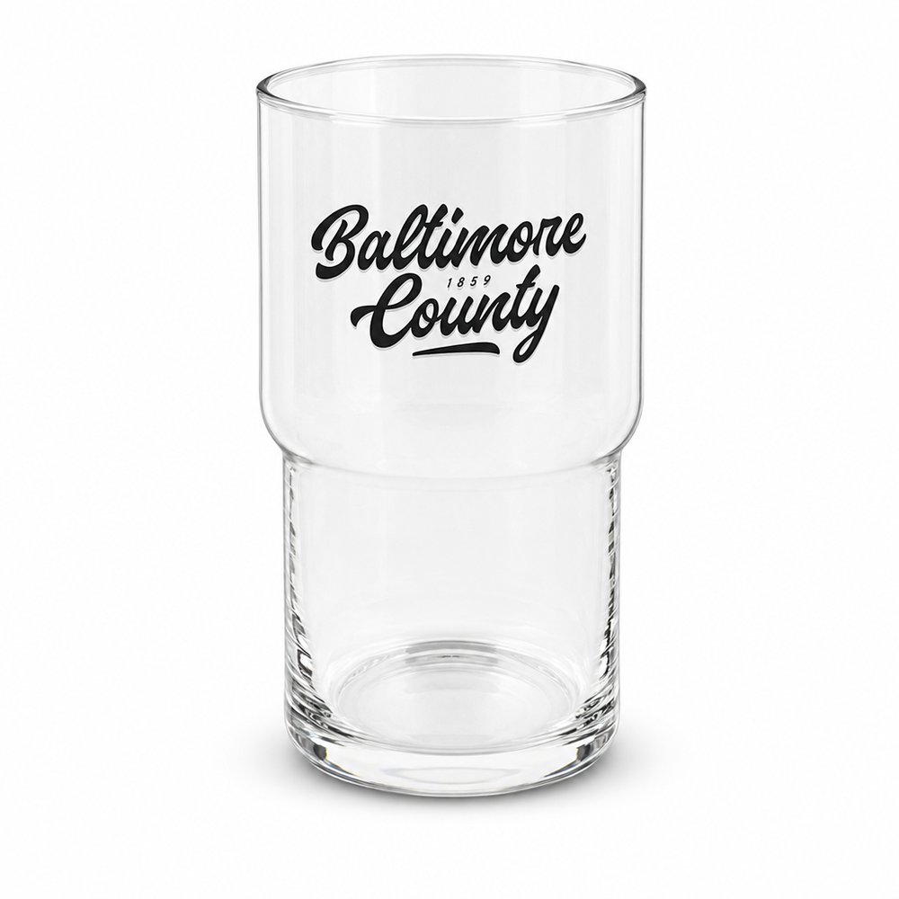Custom Glass Tumblers 630ml — Stackable Branded Glassware