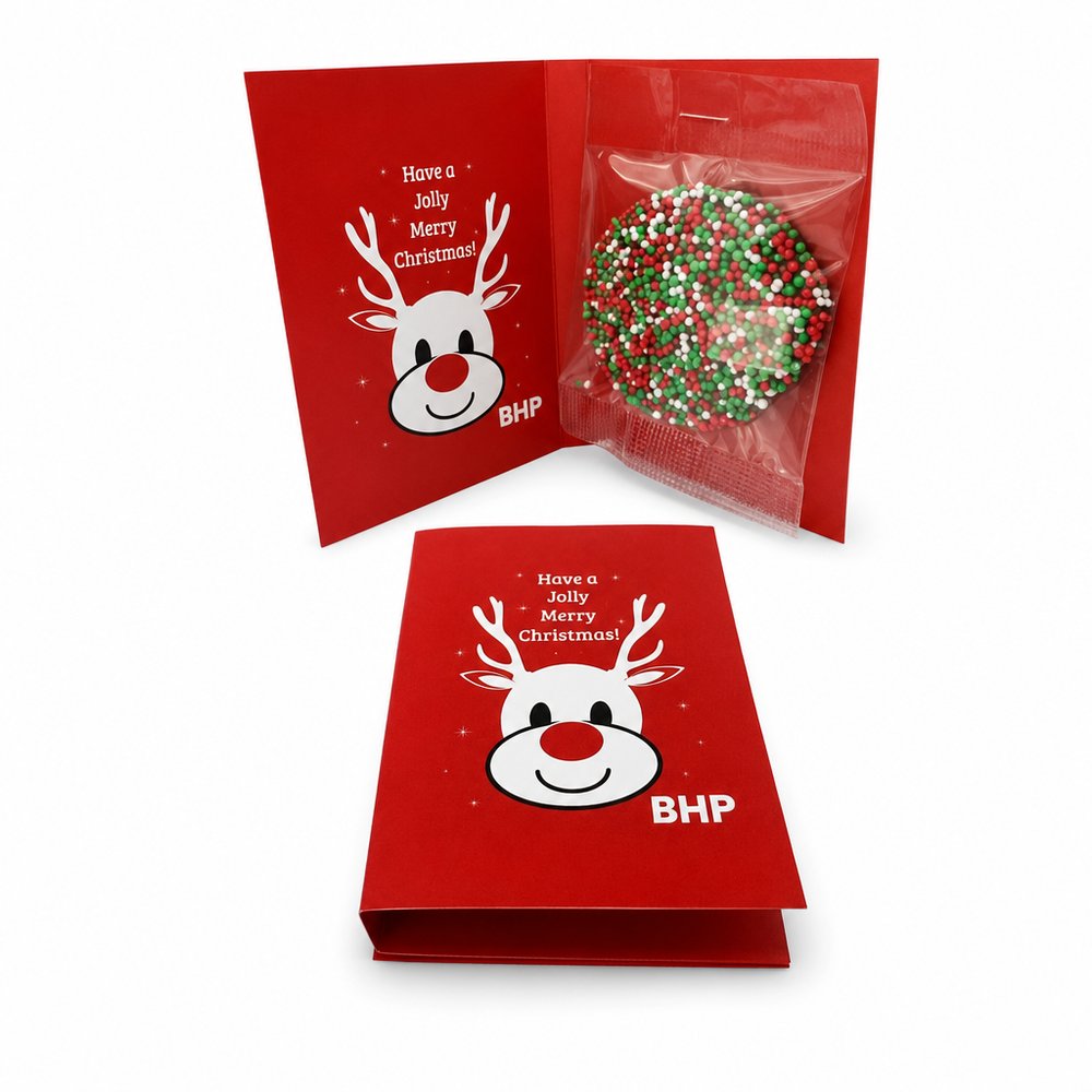 チョコレートそばかす入りクリスマスカード(20g)