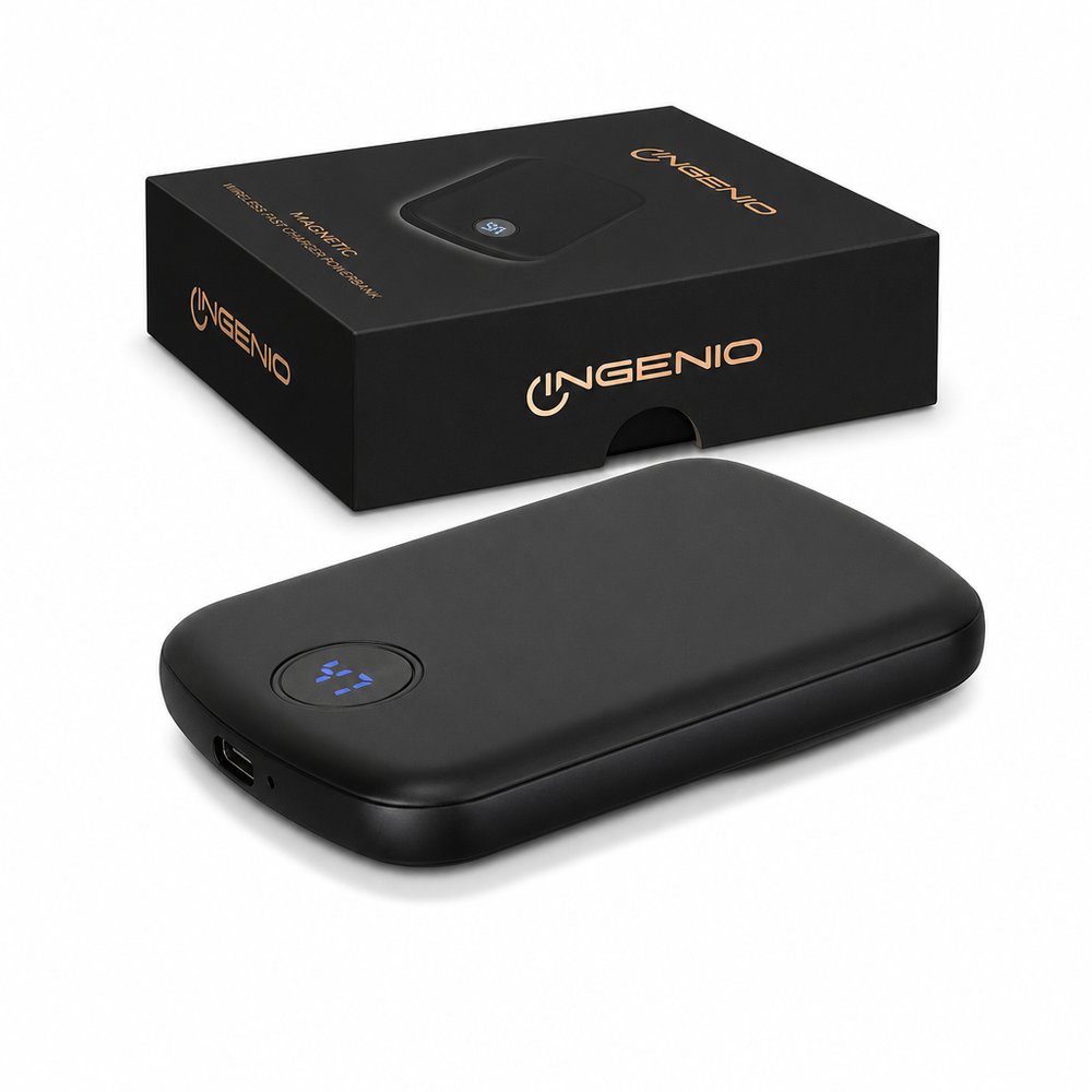 MagSnapワイヤレス充電パワーバンク(Ingenio)