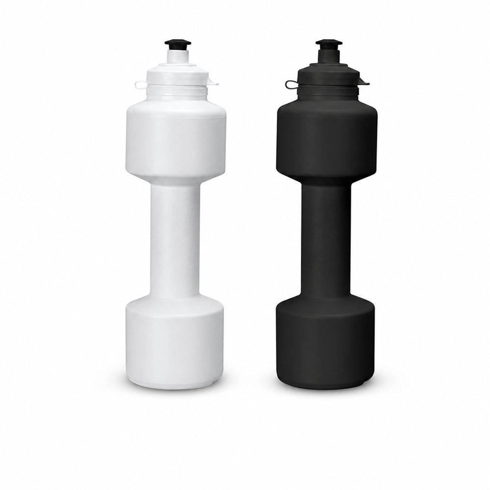 ダンベル型ドリンクボトル(750ml、BPAフリー、オーストラリア製)