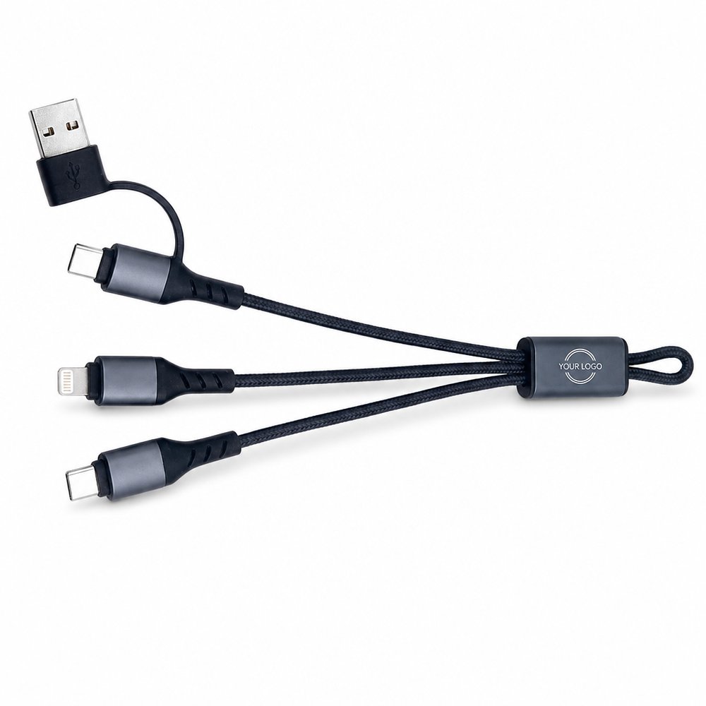 2-in-1 アルミニウム充電ケーブル