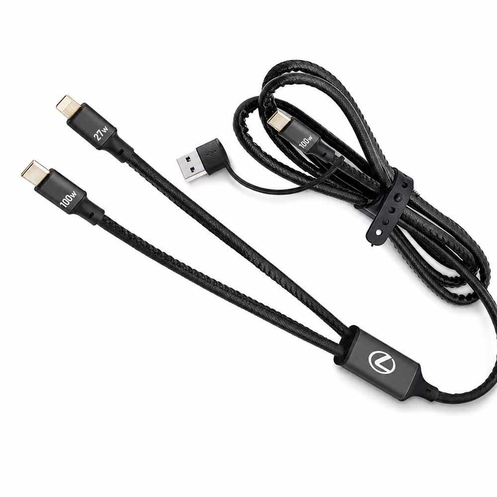 4in1急速充電・データ転送ケーブル