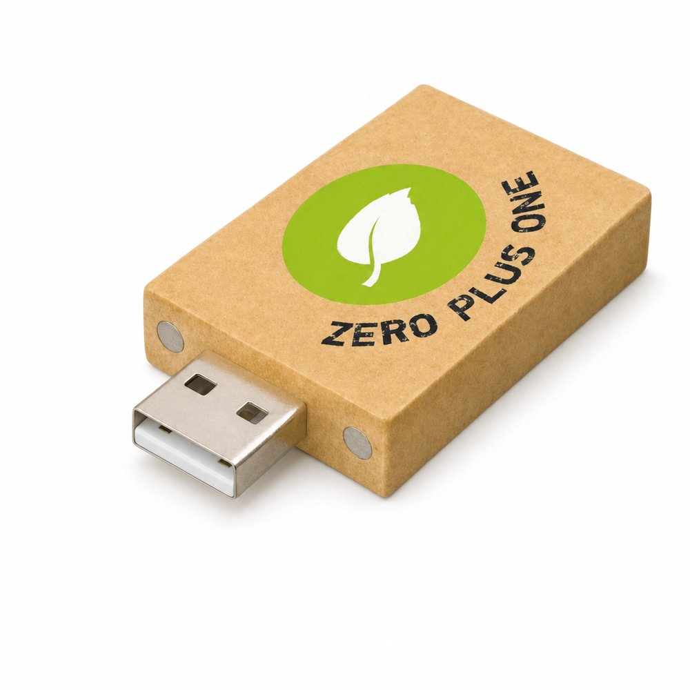 名入れ対応 エコ リサイクルUSBメモリ 2GB