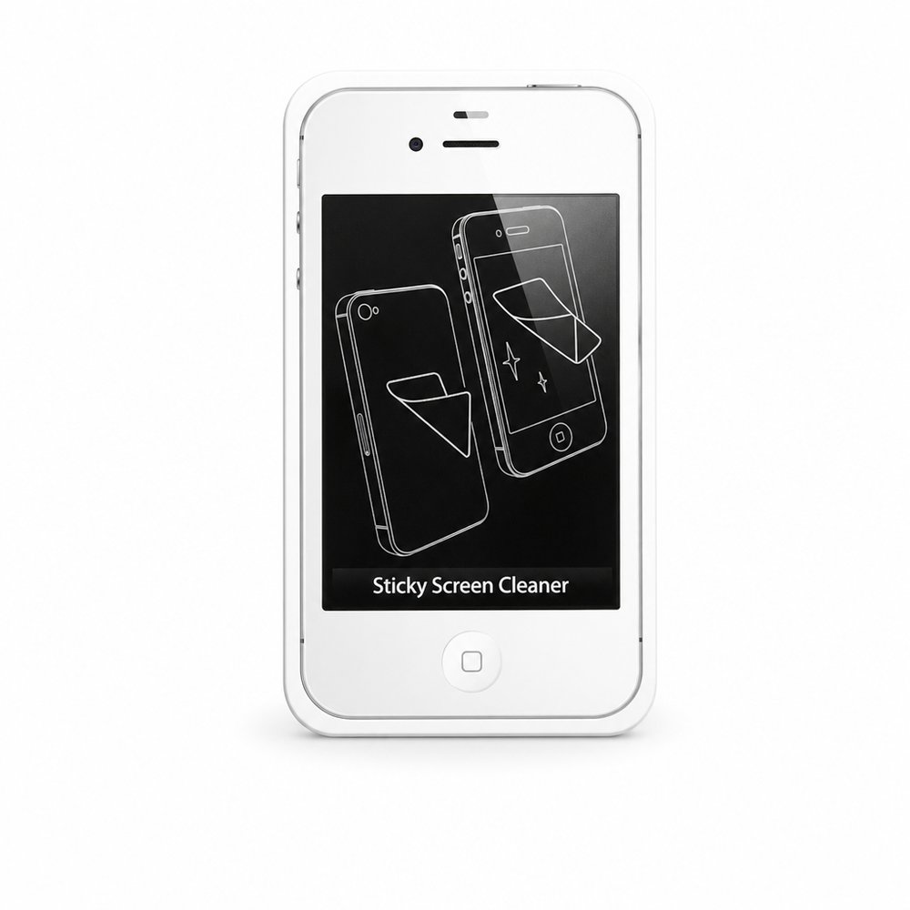 マイクロファイバーiPhone,iPad用ステッカー