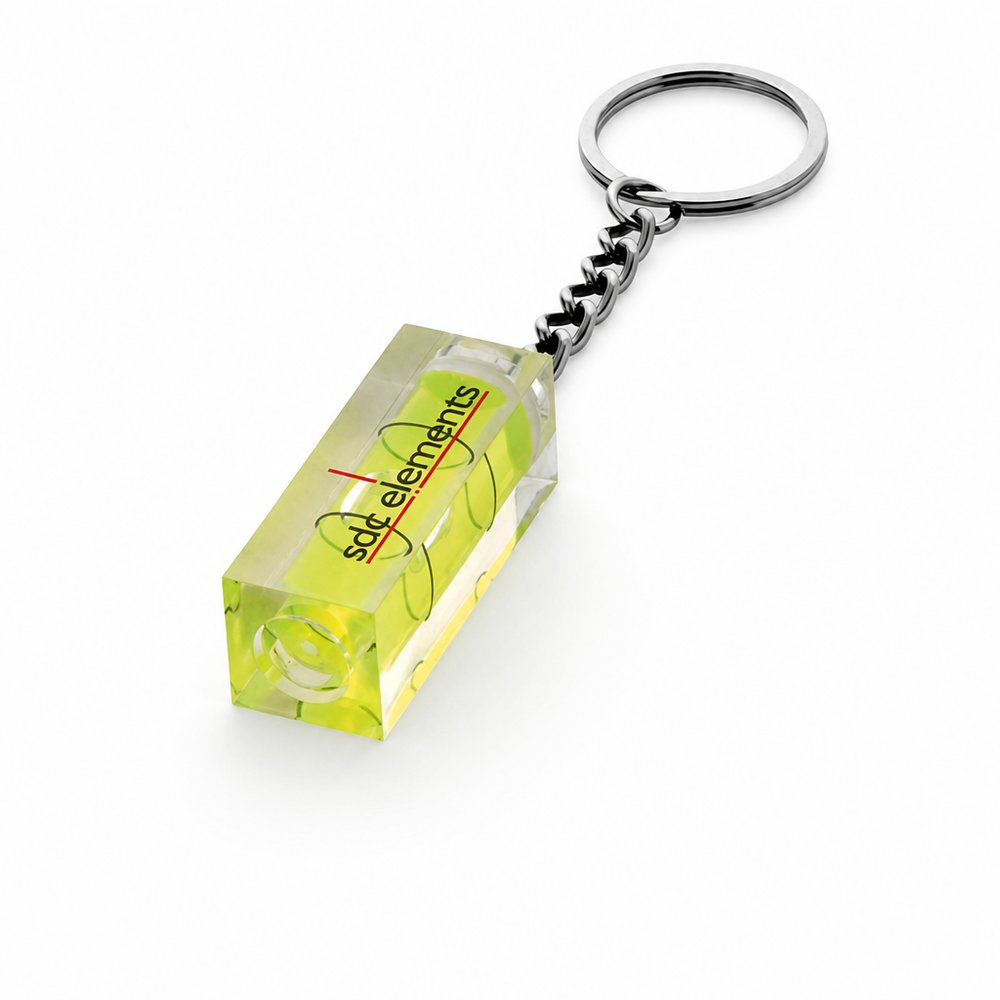 ポケット水準器 ノベルティキーホルダー