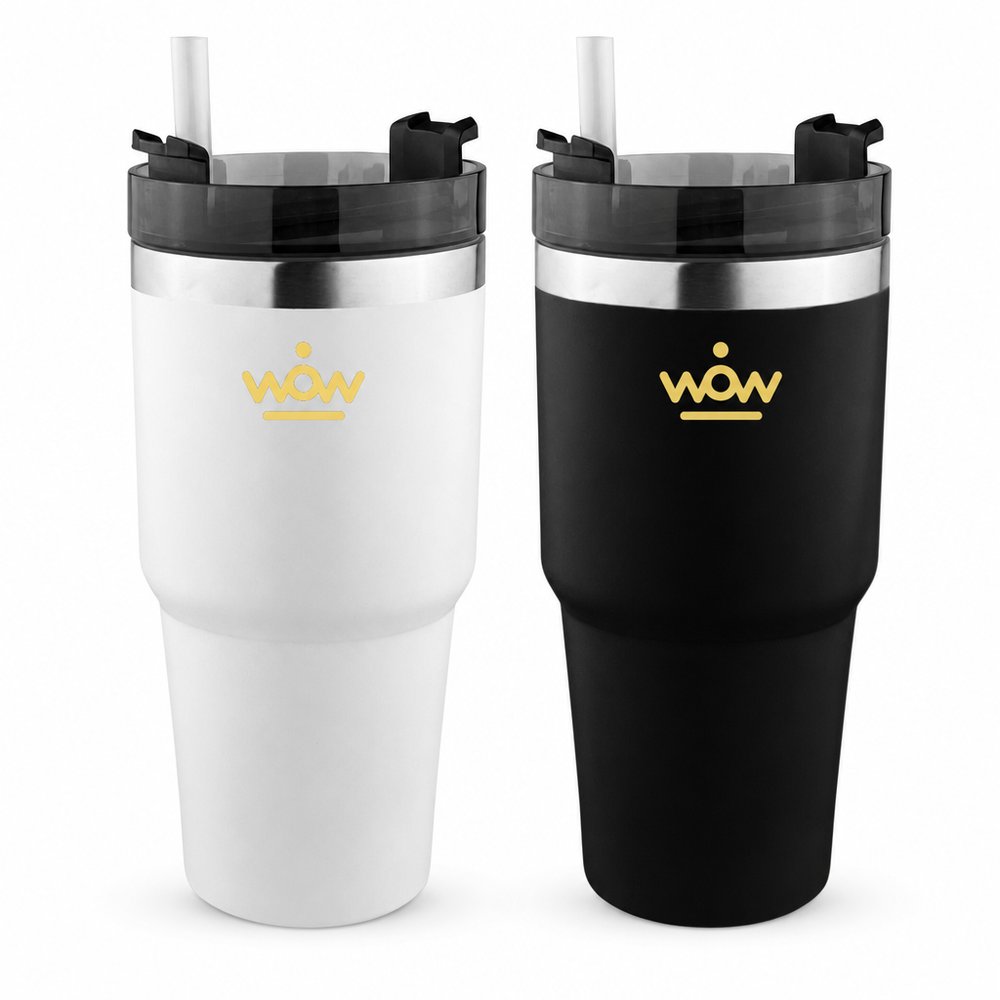 Equity 600ml 真空タンブラー ストロー付き