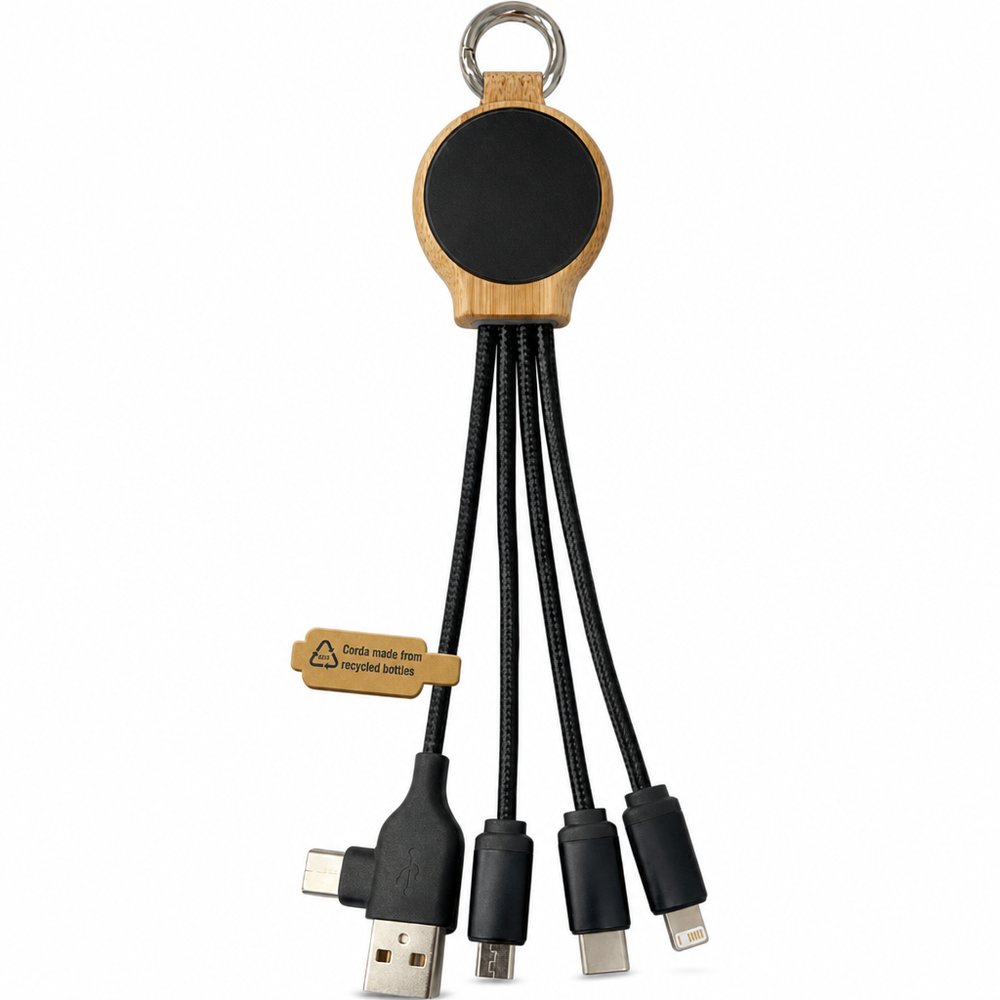 Sabre II LED充電ケーブル バンブーケース入り