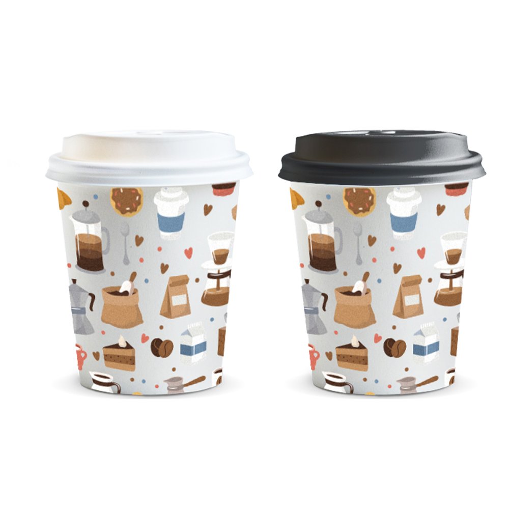 Kudos 使い捨てペーパーコーヒーカップ 230ml