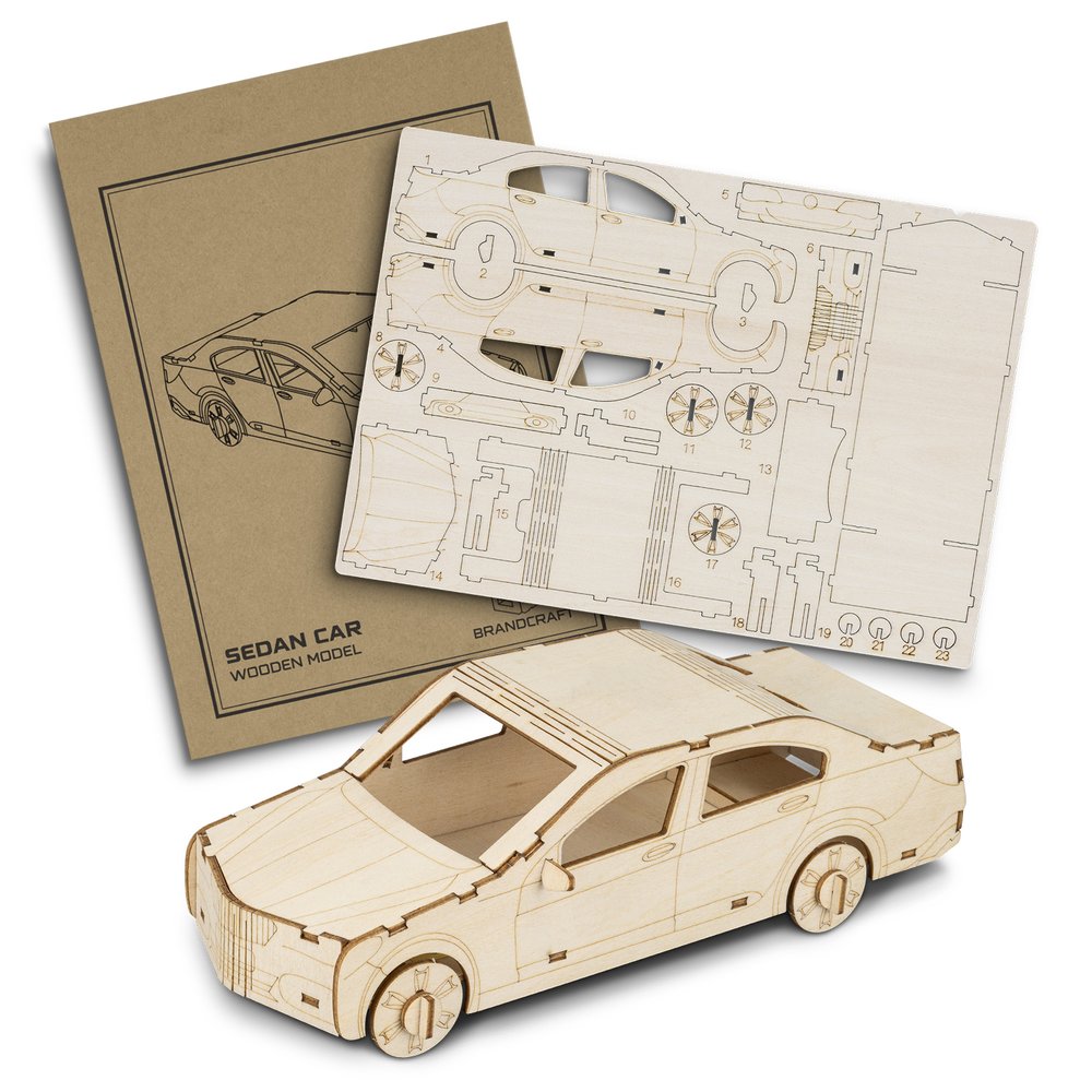 BRANDCRAFT バスウッド・セダンモデルキット