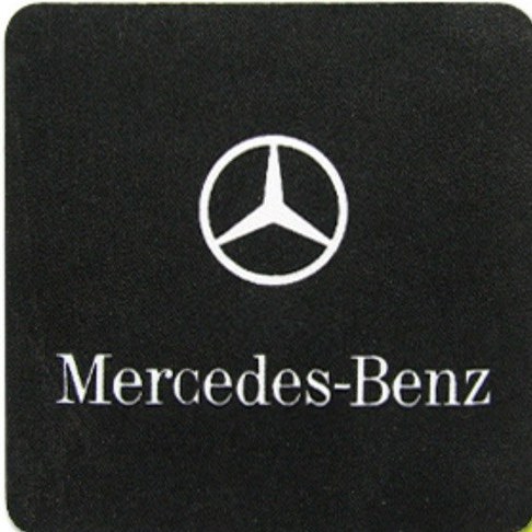Mercedes-Benz black square coaster produced by Sense2