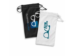 Promotional ブラックマイクロファイバーポーチ