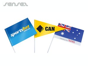 Promotional ハンドウェーバー紙の旗