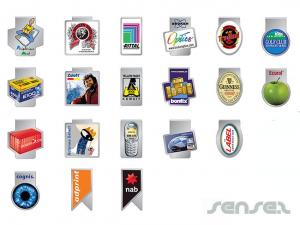 ステンレス製のペーパークリップ