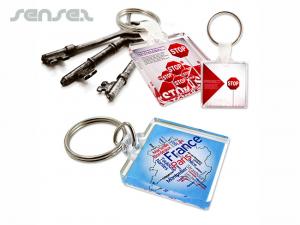 スクエアアクリルキーホルダー（4x4cm）