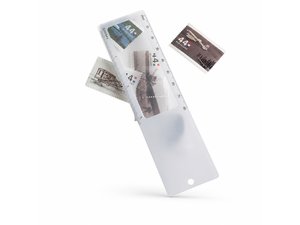 Promotional 拡大鏡付きプラスチック製の定規
