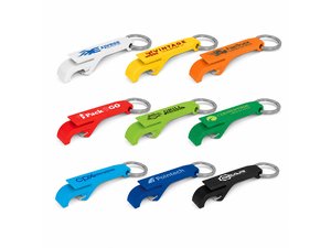Promotional プラスチック製のボトルオープナーキーホルダー