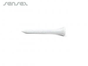 ノベルティ カラー木製ティーズの70ミリメートル