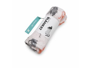 Promotional フルカラー印刷子供やペットの毛布（70x70cm）