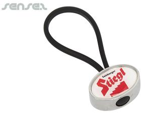 ノベルティ Mercusメタルキーリング - オーバル