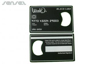 ノベルティ ブラックプラチナクレジットカードBottleopeners