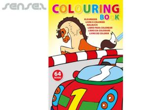 Promotional キッズビッグ着色書籍（A4）