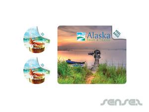 Gripzマウスマット＆コースターセット（ポリ袋中）