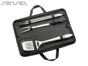 ノベルティ ブラッドリー3ピースステンレス鋼BBQセット