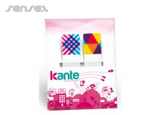 ノベルティ プリントデュオスティッキーフラグ（40個セット）