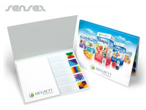 印刷された付箋とフラグセット（25枚、50フラグ）